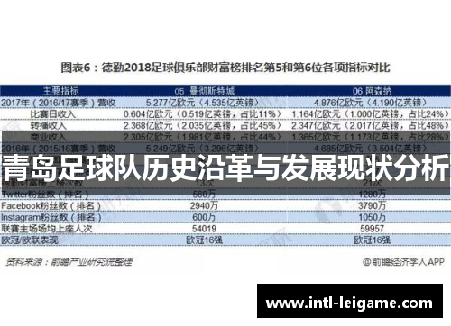 青岛足球队历史沿革与发展现状分析